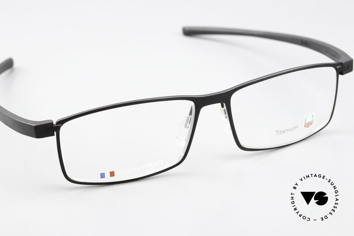 Tag Heuer 3901 Reflex Vollrand Titanium Brille, ungetragene vintage Rarität (made in FRANCE), Passend für Herren