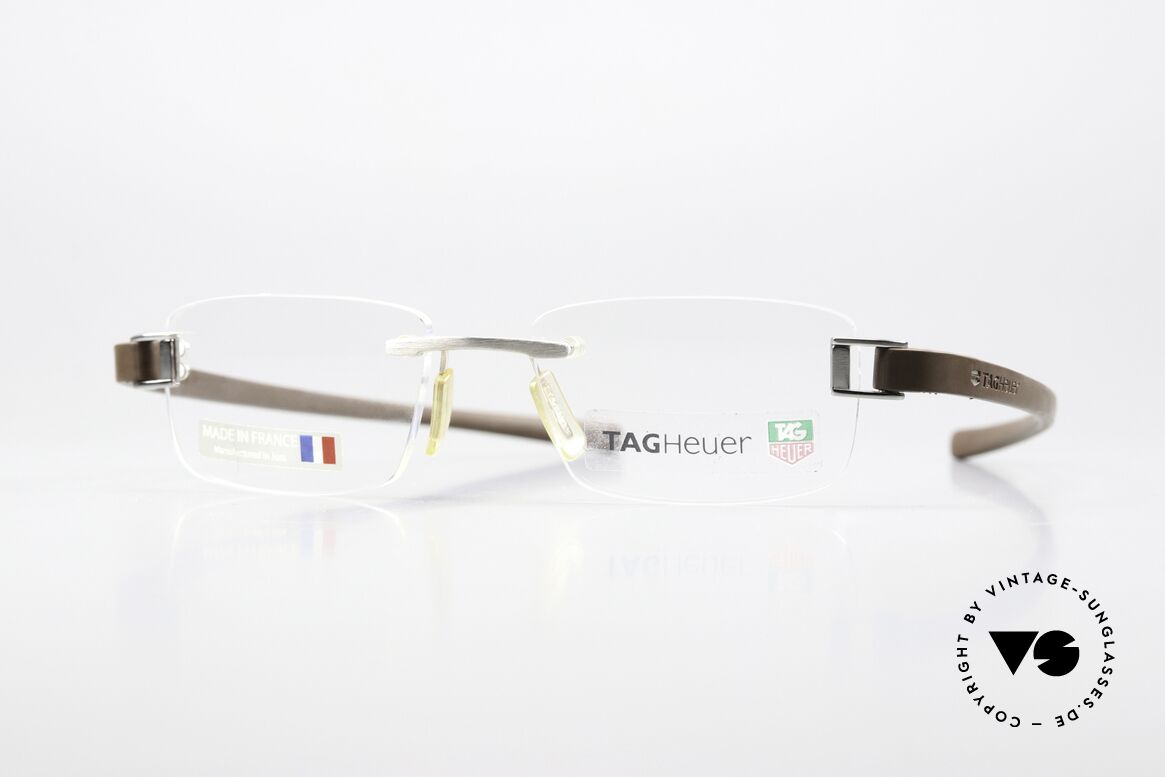 Tag Heuer 7109 Fold Rimless Collection 2004, Tag Heuer Brille TH 7109, color 009, Gr. 48-17, Passend für Herren