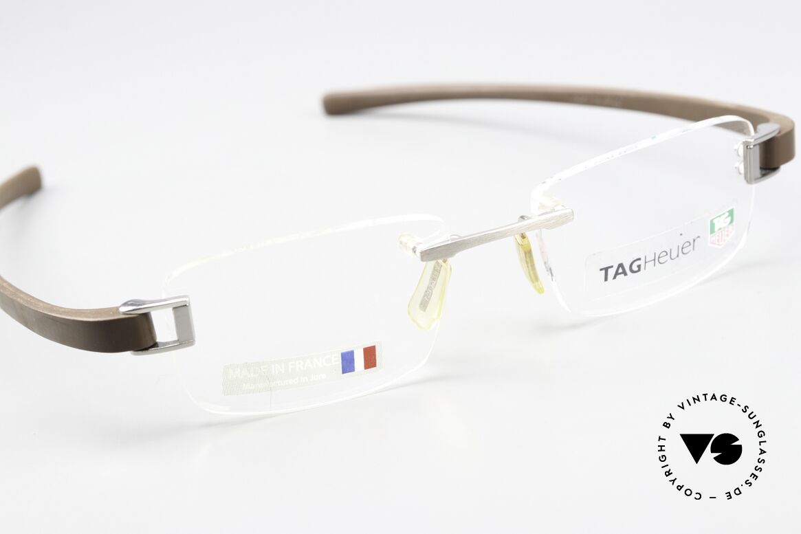 Tag Heuer 7109 Fold Rimless Collection 2004, sportlicher und luxuriöser Lifestyle für Männer, Passend für Herren