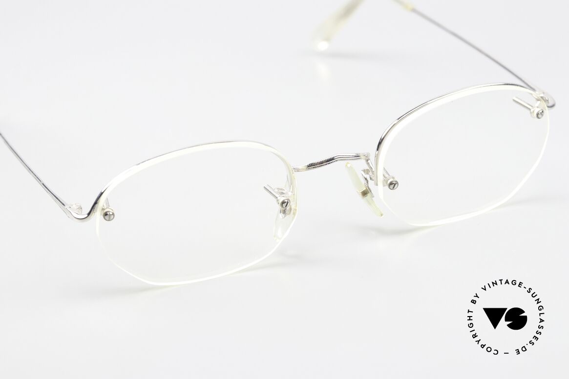 Algha Parklane 12k Gold Filled Fassung, dieses ungetragene Exemplar ist beliebig verglasbar, Passend für Herren und Damen
