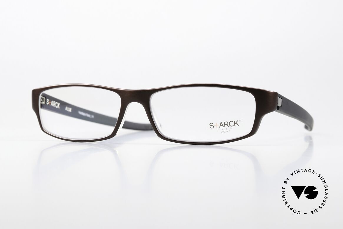 Starck Eyes PL0604 Herrenbrille Aluminium, Starck Eyes Brille PL0604, ALUX, Gr. 59/16, 130mm, Passend für Herren