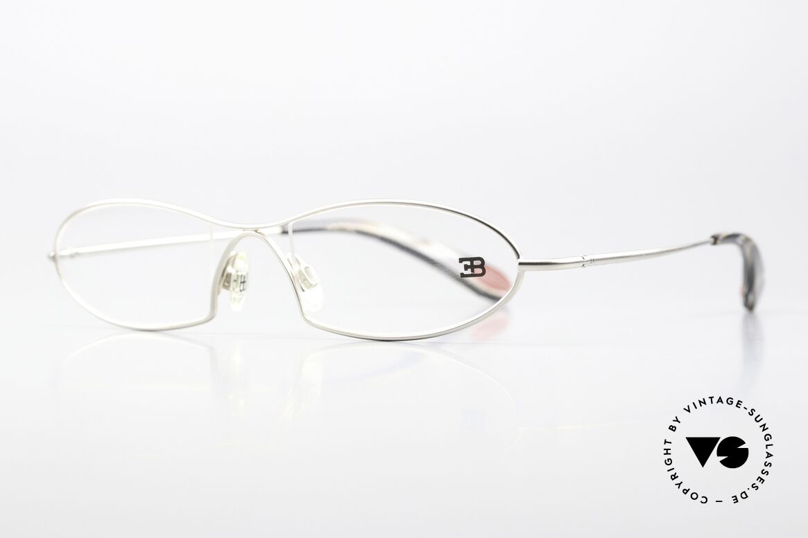 Bugatti 343 Odotype Sehr Sportliche Herrenbrille, ergonomischer Rahmen mit Federscharnieren, Passend für Herren