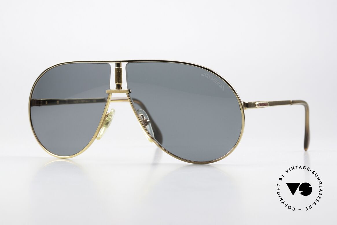 Alpina Quattro Rare 80er Filmsonnenbrille, extrem seltene Alpina vintage Sonnenbrille von 1988, Passend für Herren