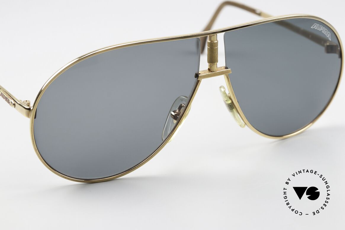 Alpina Quattro Rare 80er Filmsonnenbrille, KEINE RETROsonnenbrille; ein 35 Jahre altes Exemplar, Passend für Herren