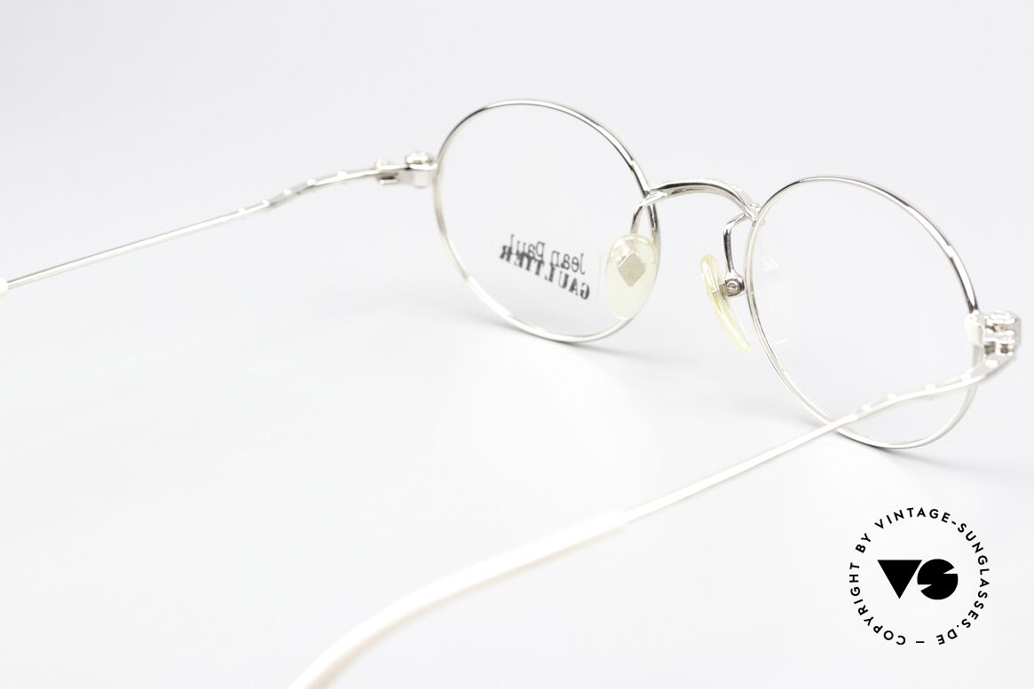 Jean Paul Gaultier 55-6105 Ovale 90er Japan Brille, KEINE Retromode, sondern ein 30 Jahre altes Original, Passend für Herren und Damen