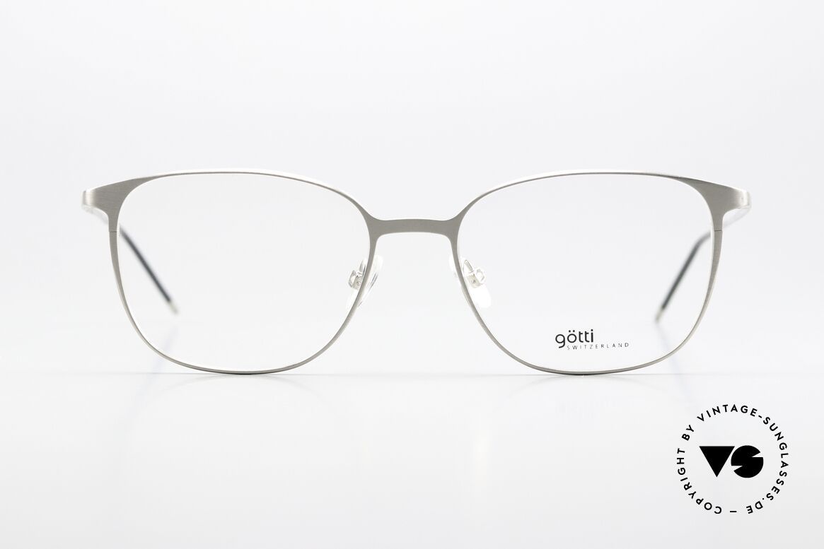 Götti Leos Super Bequeme Titanbrille, eine superleichte Titanium-Fassung, made in Japan, Passend für Damen
