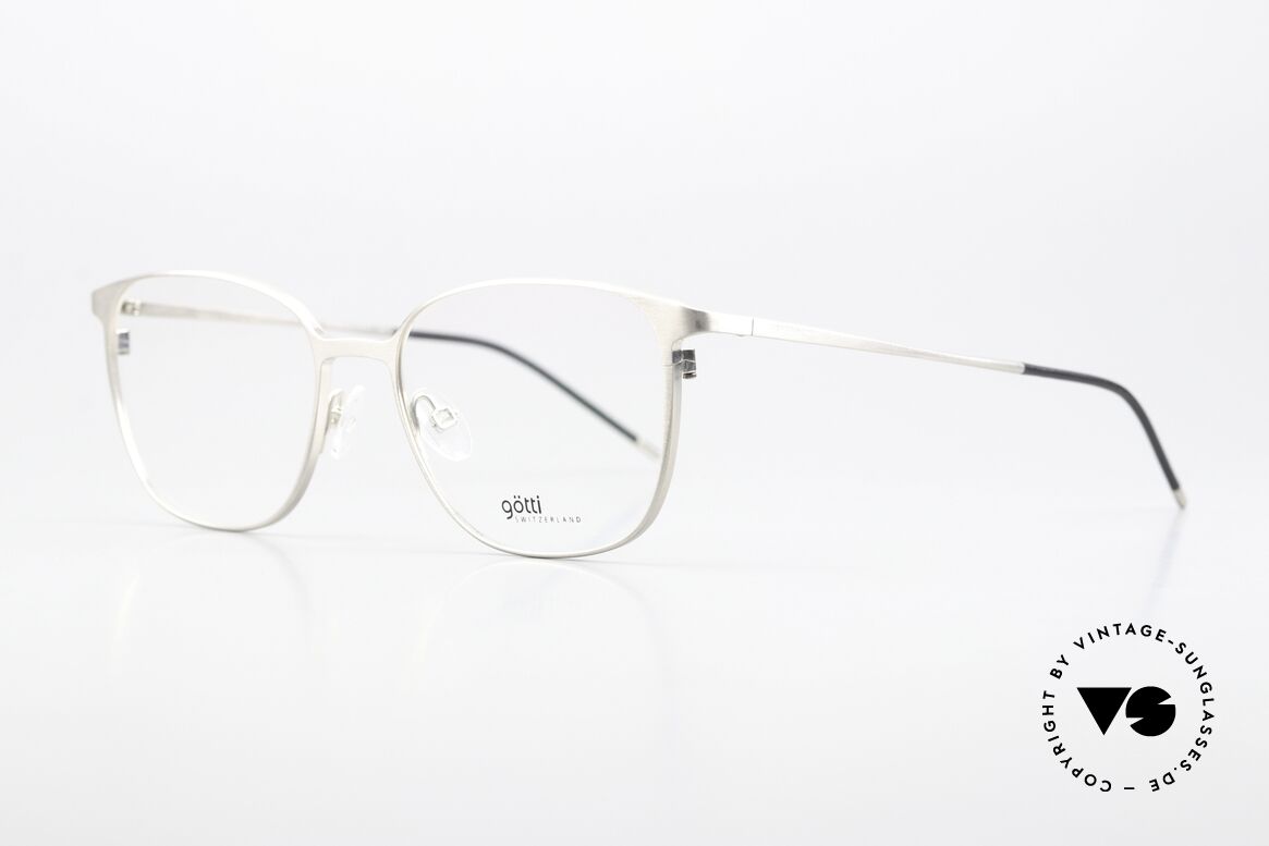 Götti Leos Super Bequeme Titanbrille, fühlbare Spitzenqualität; zeitlos in Farbe und Form, Passend für Damen