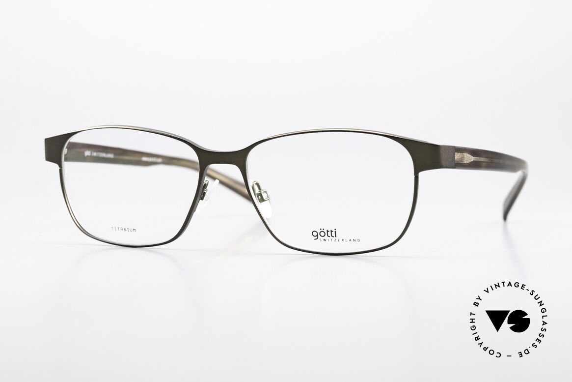 Götti Odin Titan Brille Made In Japan, Götti / Goetti Brille Odin, color BRM, Größe 52/14, Passend für Herren und Damen