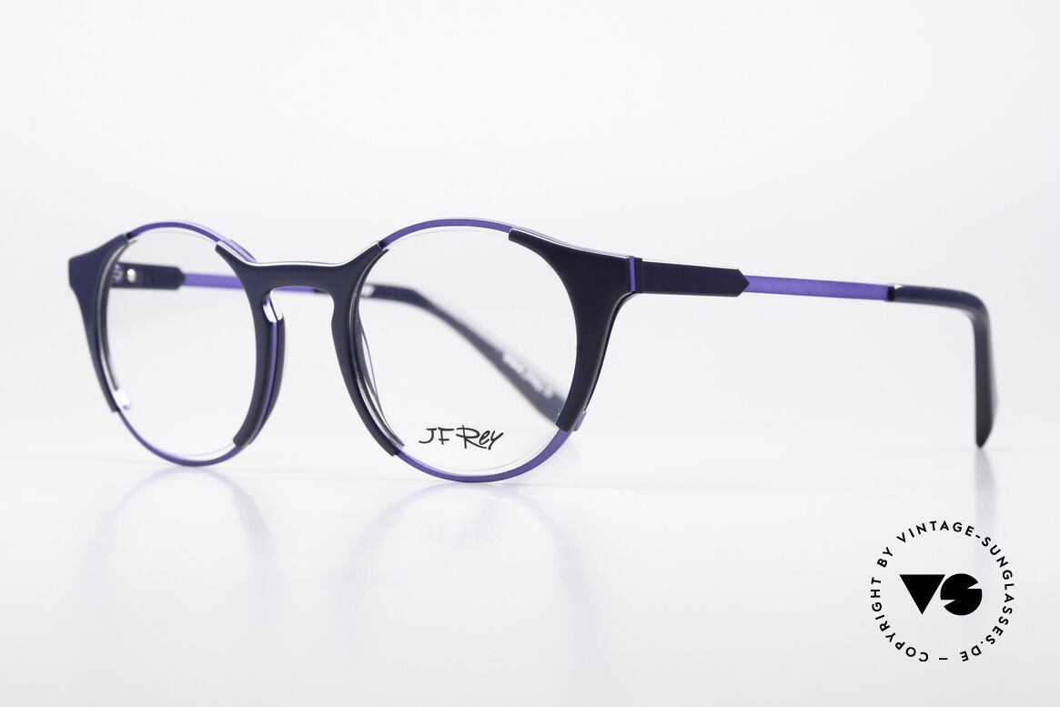 JF Rey JF1427 Dunkelblau Und Blau Metallic, JF Rey steht für lebendige Farben und Formen sowie, Passend für Damen