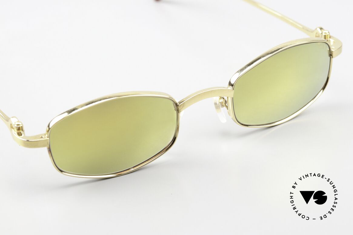 Cartier Ginger Luxus Brille Gold Verspiegelt, 2. hand im absolut neuwertigen Zustand (kratzerfrei), Passend für Herren und Damen