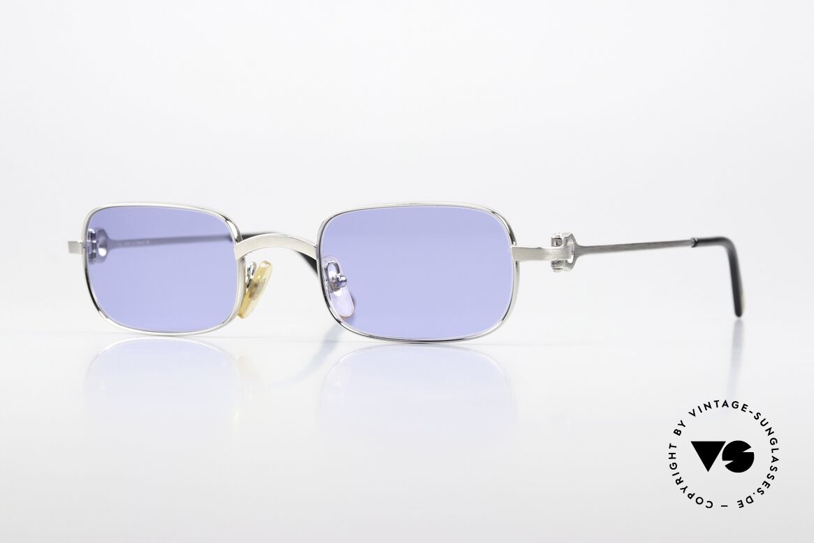 Cartier Dreamer - M Luxus Brille Brushed Platinum, rare CARTIER Luxus vintage Sonnenbrille von 1999, Passend für Herren