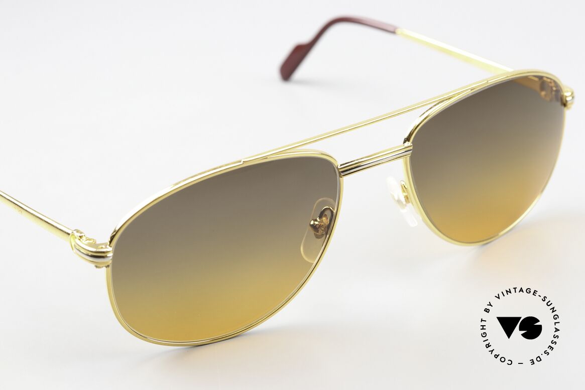 Cartier Driver - M Neue Sunset Sonnengläser, neue, kratzerfreie Sonnengläser mit "SUNSET" Verlauf, Passend für Herren