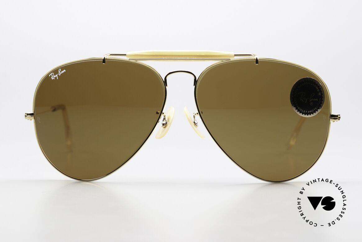 Ray Ban Outdoorsman II Aviator Klassiker In 62mm, Classic Metals Outdoorsman II, Arista B15, 62/14, Passend für Herren Ray Ban Outdoorsman II Aviator Klassiker In 62mm, Classic Metals Outdoorsman II, Arista B15, 62/14, Passend für Herren