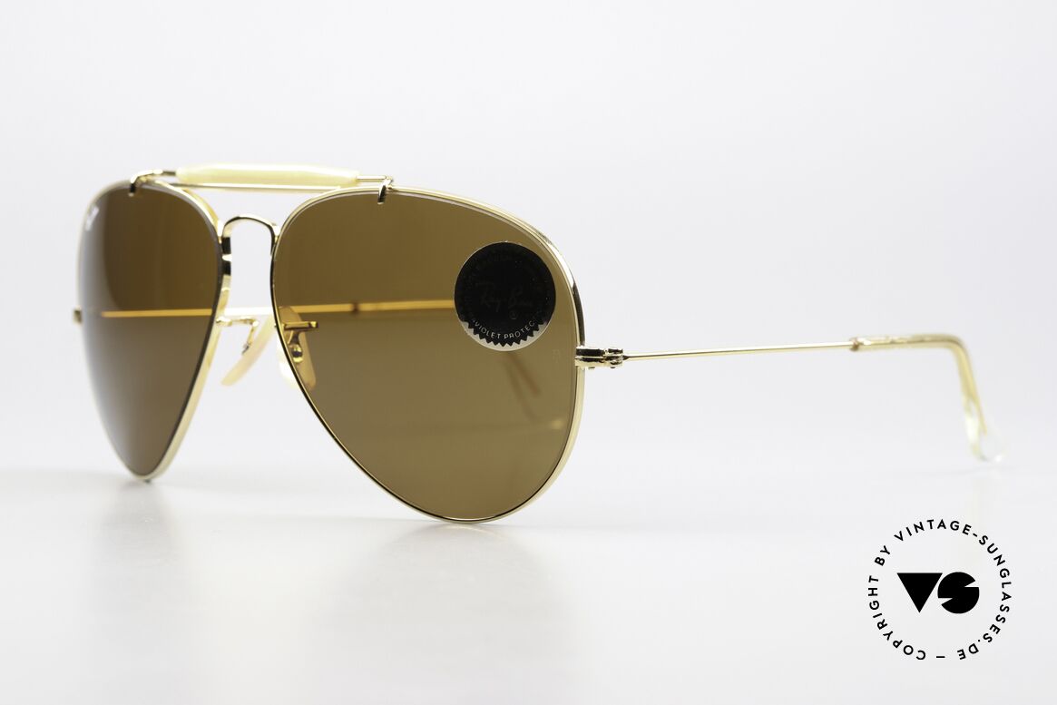 Ray Ban Outdoorsman II Aviator Klassiker In 62mm, die vintage Pilotenbrille schlechthin; Bez. L9802, Passend für Herren Ray Ban Outdoorsman II Aviator Klassiker In 62mm, die vintage Pilotenbrille schlechthin; Bez. L9802, Passend für Herren
