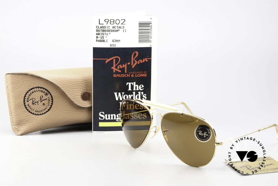 Ray Ban Outdoorsman II Aviator Klassiker In 62mm, Größe: large, Passend für Herren Ray Ban Outdoorsman II Aviator Klassiker In 62mm, Größe: large, Passend für Herren