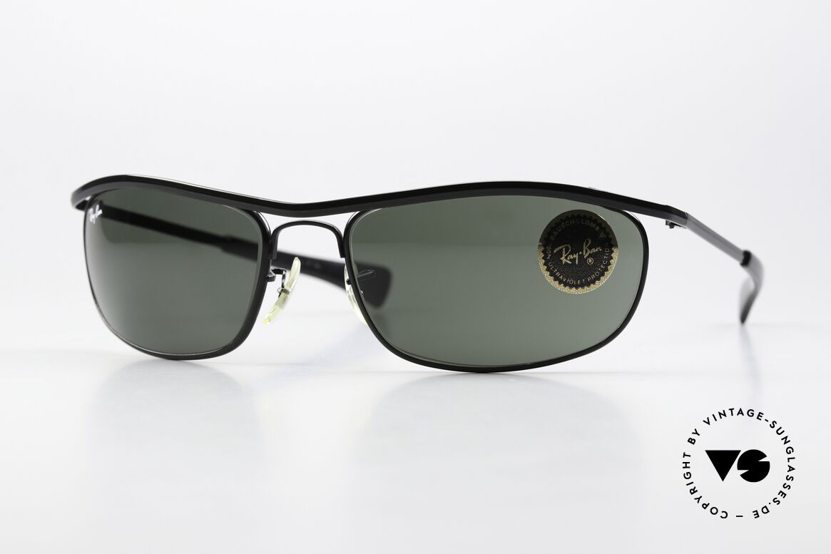 Ray Ban Olympian I DLX Easy Rider Film Sonnenbrille, Ray-Ban Olympian I Deluxe, Black Chrome, G-15, Passend für Herren