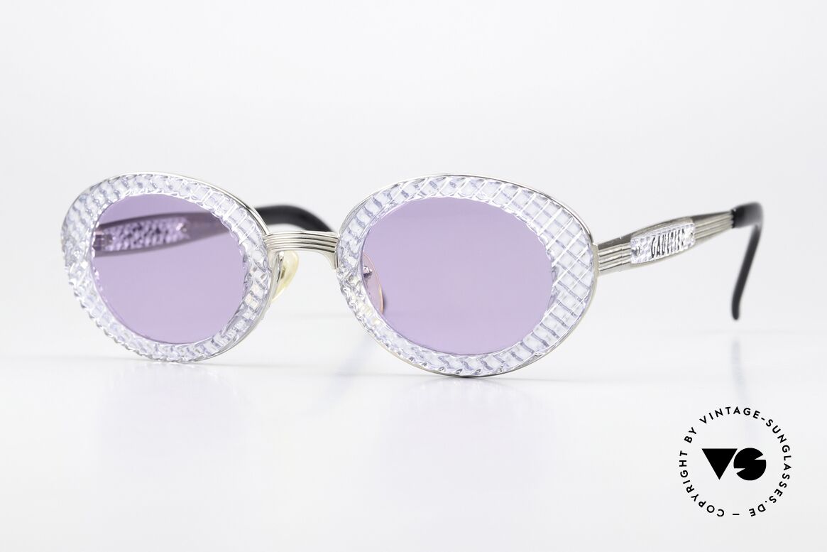 Jean Paul Gaultier 56-5201 Notre Dame Sonnenbrille 1997, typisch einfallsreiche Jean Paul GAULTIER Brille, Passend für Damen