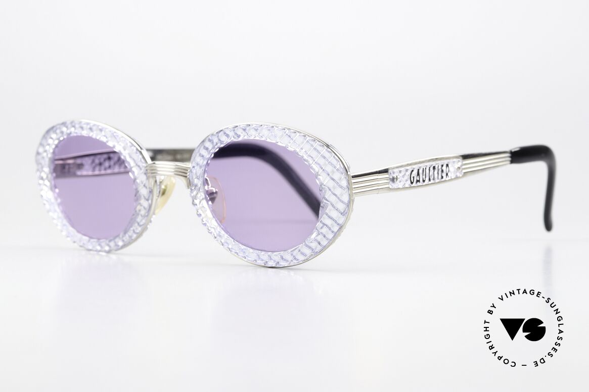 Jean Paul Gaultier 56-5201 Notre Dame Sonnenbrille 1997, der weltberühmten Notre-Dame Kirche in Paris, Passend für Damen