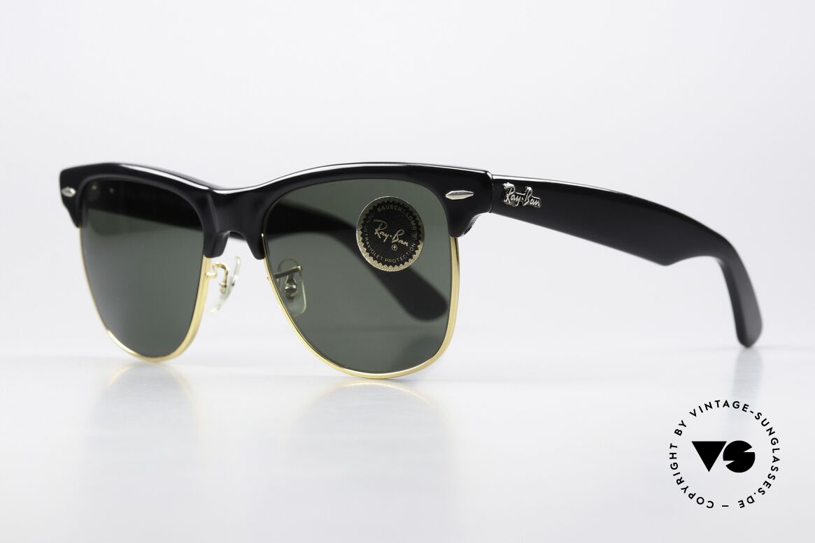 Ray Ban Wayfarer Max II Original 80er USA Ray-Ban, herausragende Qualität (fühlbar massiv & wertig), Passend für Herren