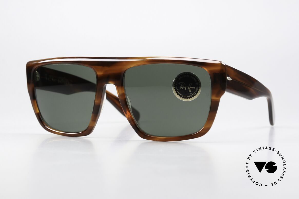 Ray Ban Drifter Bausch&Lomb Vintage Brille, vintage 80er Ray-Ban Designer-Sonnenbrille, USA, Passend für Herren