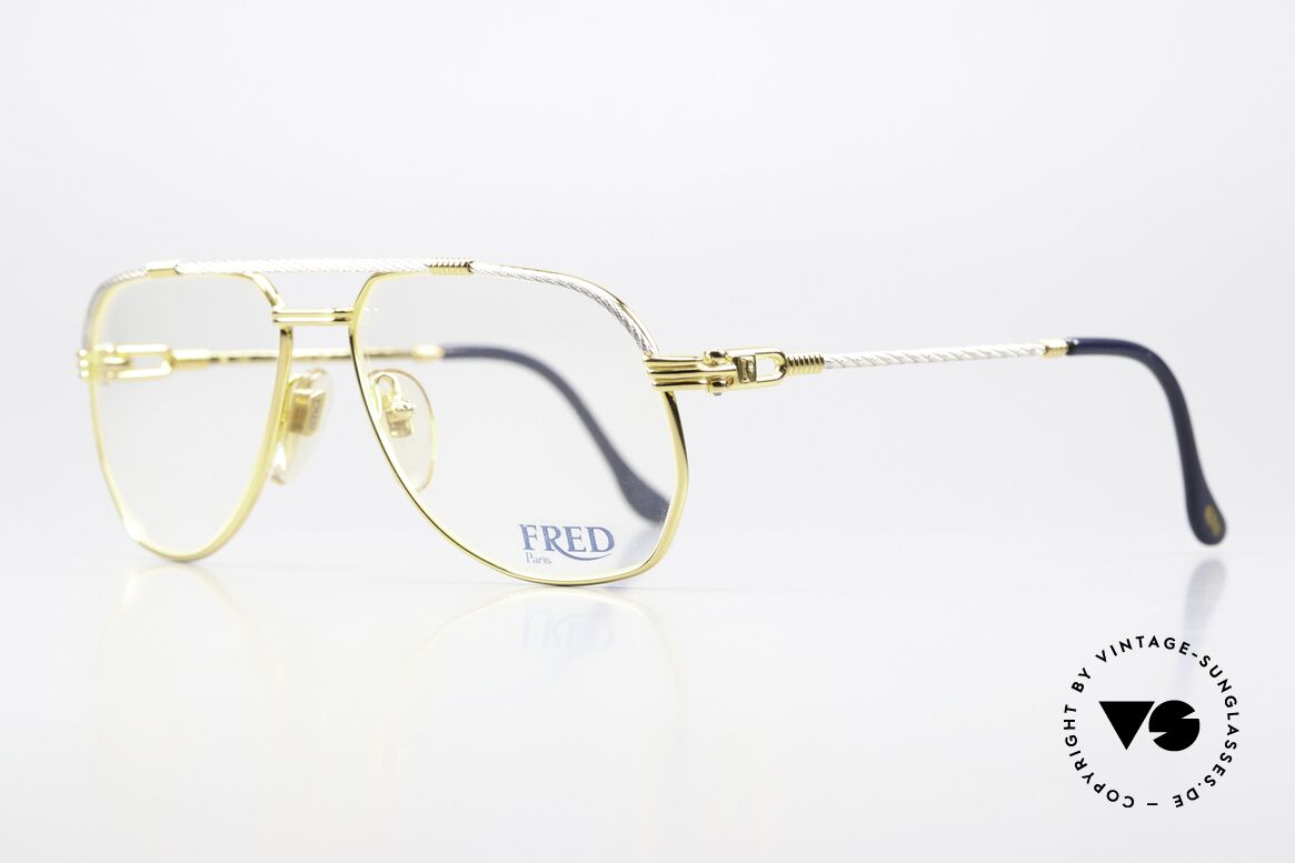 Fred America Cup - XS Ultra Rare 54mm XS Size, einmalige Designersonnenbrille aus den 80er Jahren, Passend für Herren und Damen
