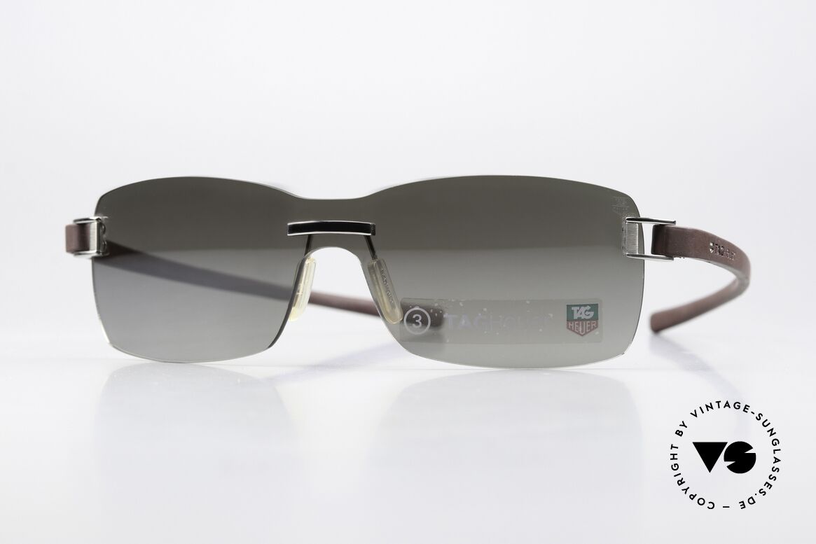 Tag Heuer 7505 Leicht Verspiegelte Scheibe, Tag Heuer Sonnenbrille TH 7505, 104, Gr. 62-00, Passend für Herren und Damen