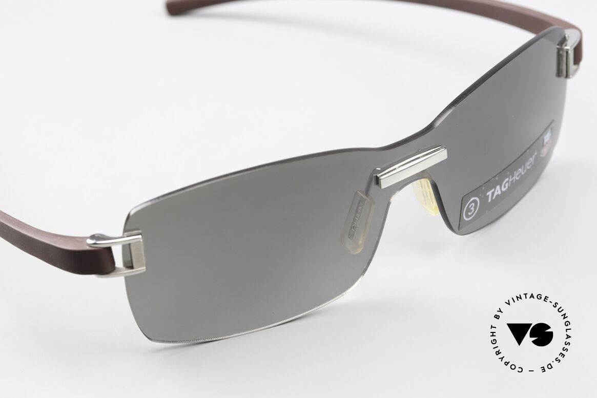 Tag Heuer 7505 Leicht Verspiegelte Scheibe, leicht verspiegeltes Glas für 100% UV Protection, Passend für Herren und Damen
