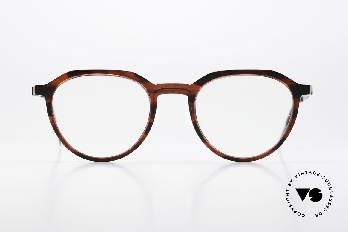 Lindberg 1046 Acetanium Designerbrille Panto Large, Mod. 1046 in Gr. 51/21, T407, Bügel 135, Color AI15, Passend für Herren und Damen