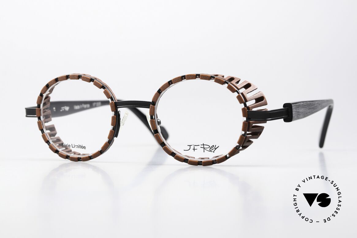 JF Rey New Black Eye-Catcher Damenbrille, J.F. Rey Brille, Mod. New Black, c. 9200, Gr. 45-22, Passend für Damen