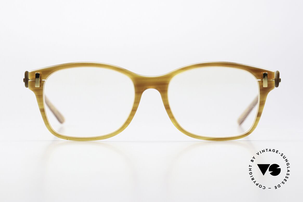 Hoffmann V7420 Understatement Brille Luxus, einzigartige Naturhornbrille aus der V-Line Collection, Passend für Herren und Damen