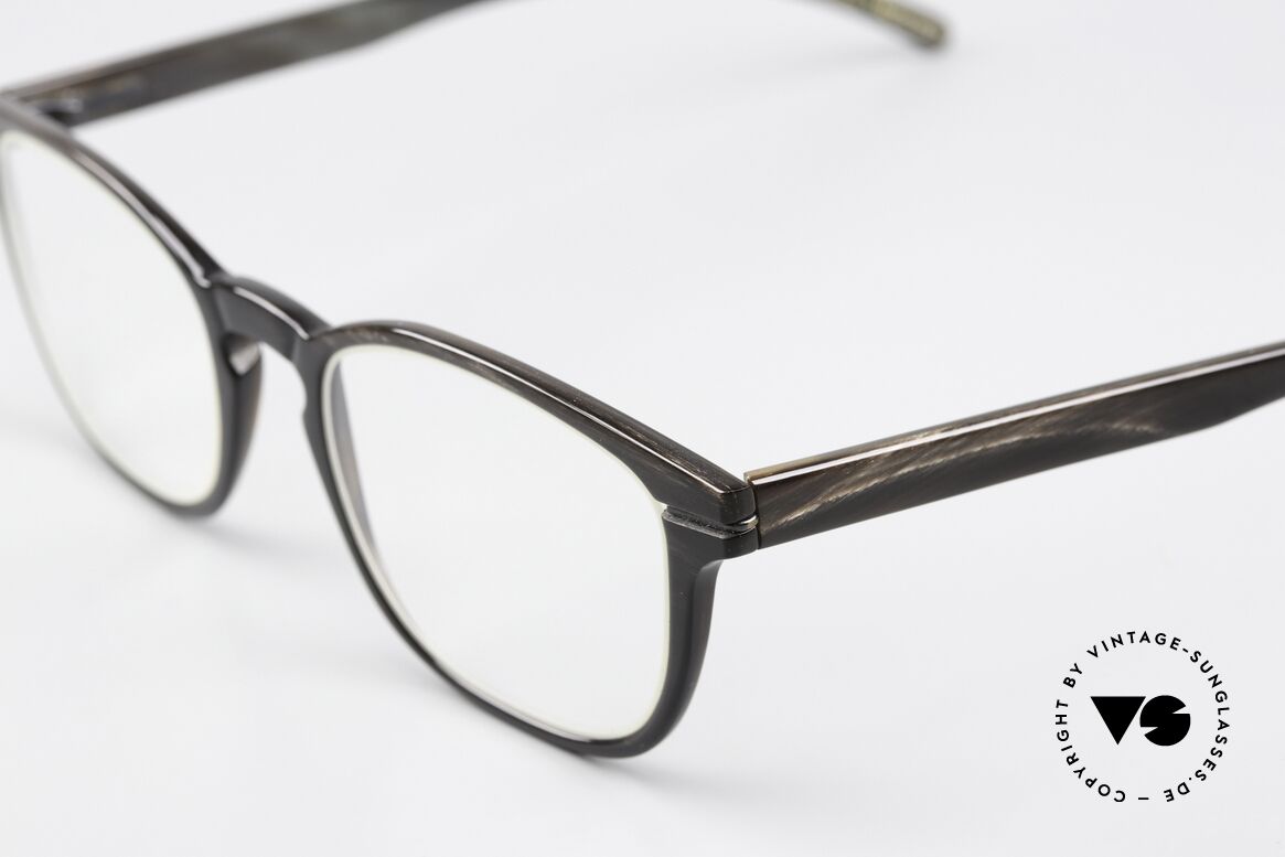 Hoffmann Apart SN Naturbrille Unisex Horn, einzigartige Maserung & fühlbar herausragende Qualität, Passend für Herren und Damen