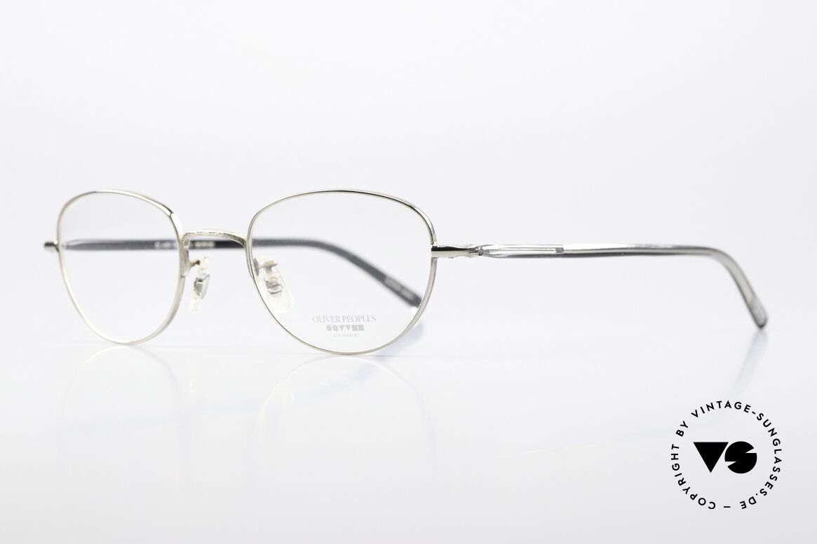 Oliver Peoples OP636 90er Brille Made in Japan, 1986 gegründet; inspiriert vom 20er Art Deco Zeitalter, Passend für Herren und Damen