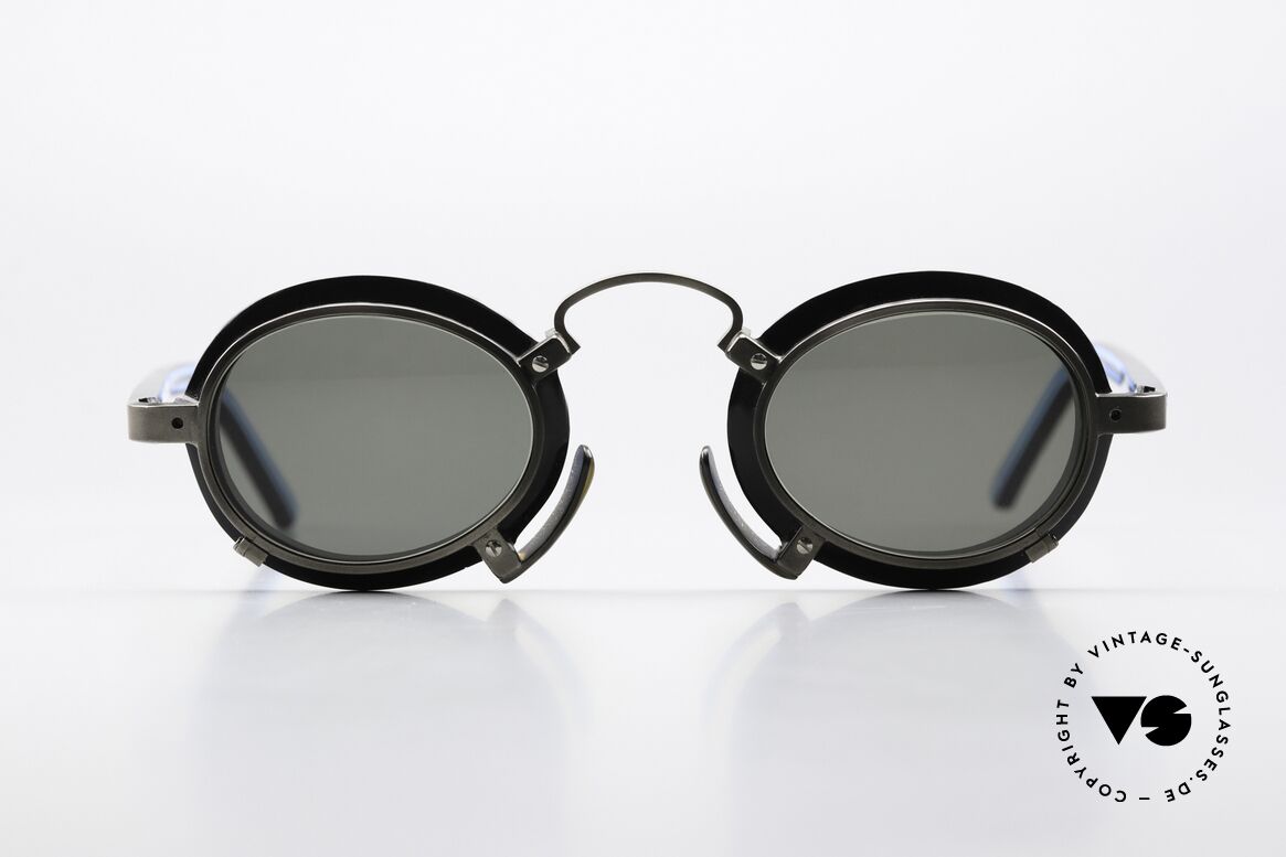 Jean Paul Gaultier 58-1273 Designersonnenbrille 80er, ein Stück Zeit-und Modegeschichte aus den 1980ern, Passend für Herren und Damen