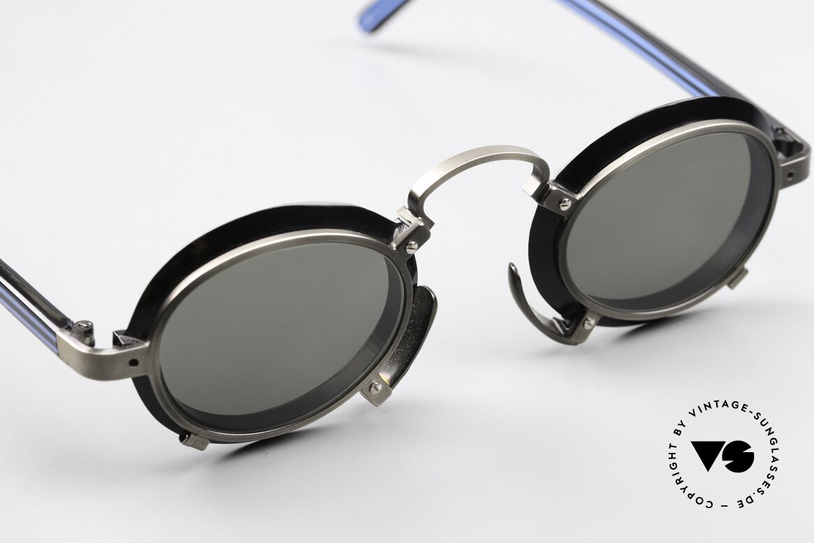 Jean Paul Gaultier 58-1273 Designersonnenbrille 80er, Sonnenbrillen-Liebhaber Miles Davis trug dieses Modell, Passend für Herren und Damen