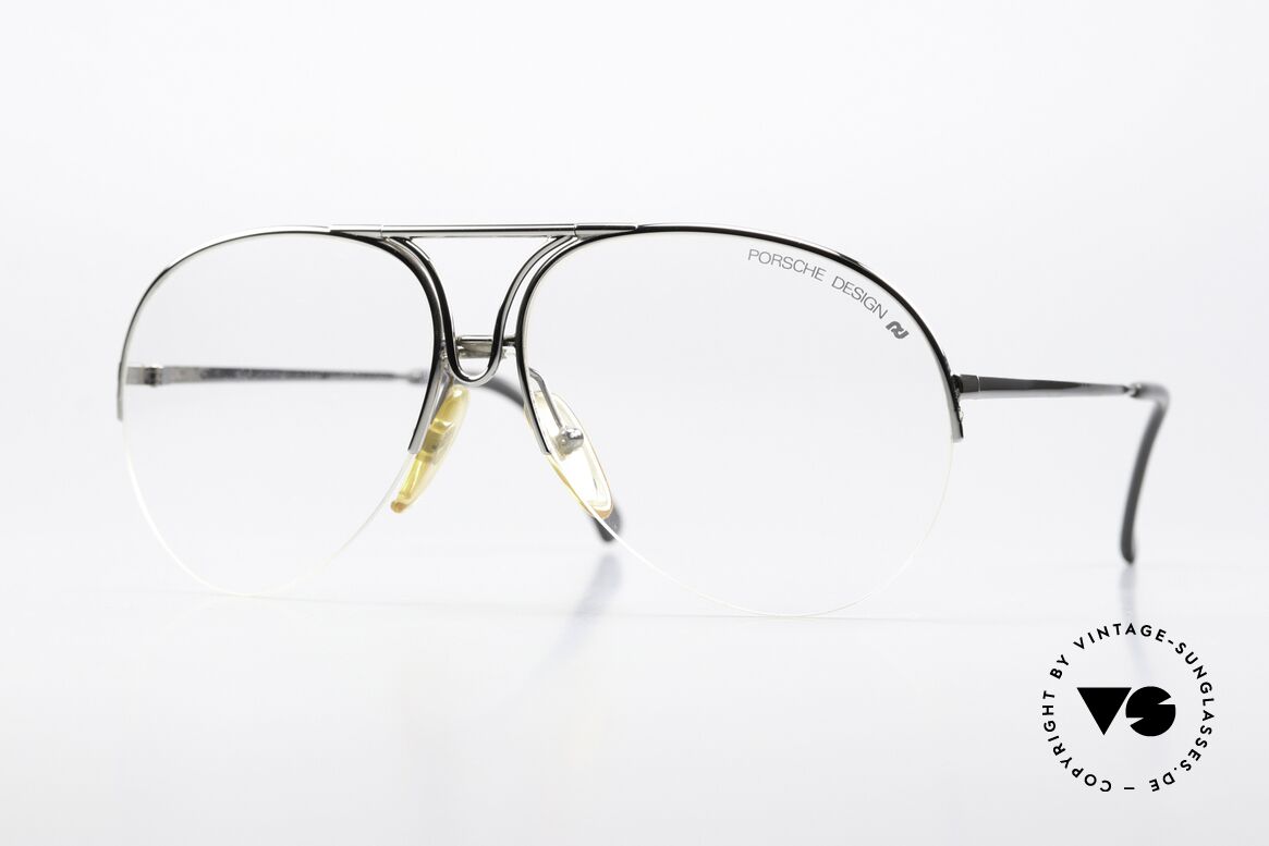 Porsche 5627 90er Nylor Aviator Brille, edle Designer-Brillenfassung von Porsche Design, Passend für Herren und Damen