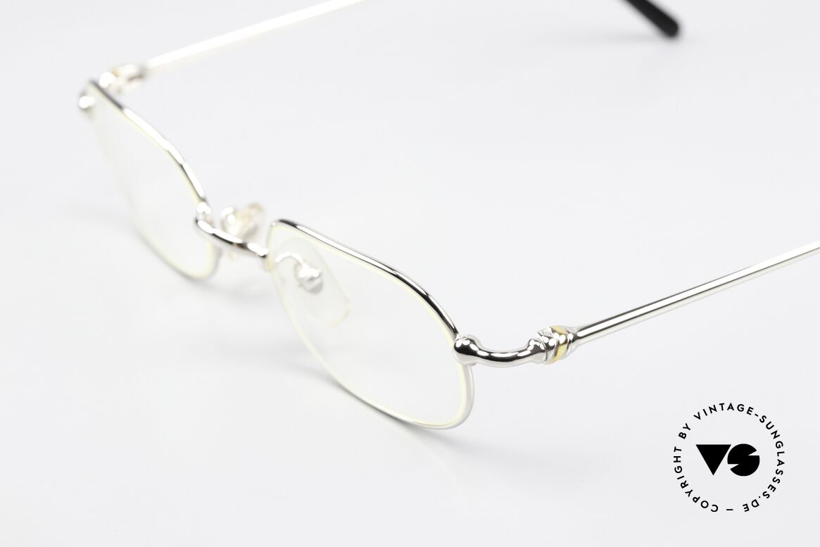 Cartier Orfy - S Platin Plattierte Fassung, platin-plattierte Metall-Fassung in Größe 48-21, 135, Passend für Herren und Damen