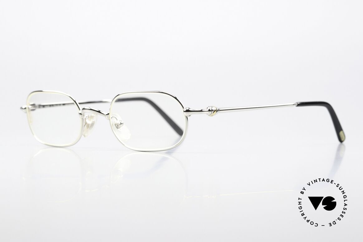 Cartier Orfy - S Platin Plattierte Fassung, leichter flexibler Rahmen für höchsten Tragekomfort, Passend für Herren und Damen