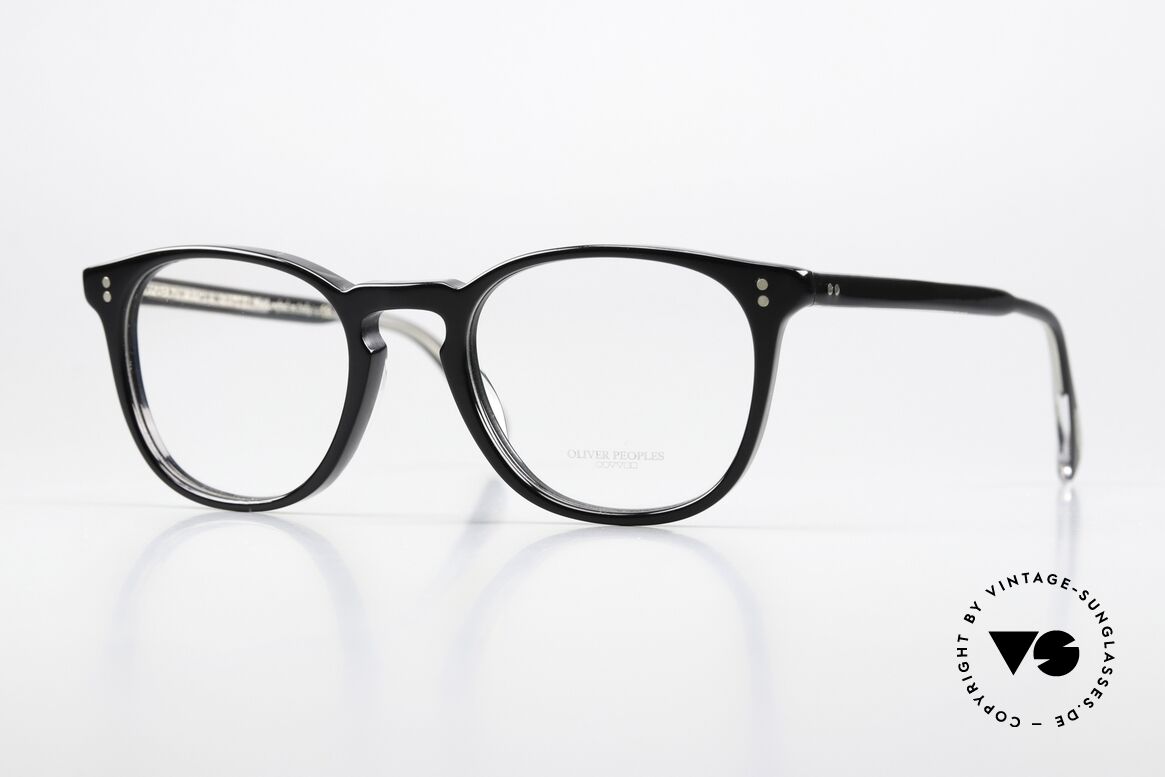 Oliver Peoples Finley Esq Schwarze Panto Brille 49mm, Oliver Peoples Brillenfassung, Mod. Finley Esq 49mm, Passend für Herren und Damen