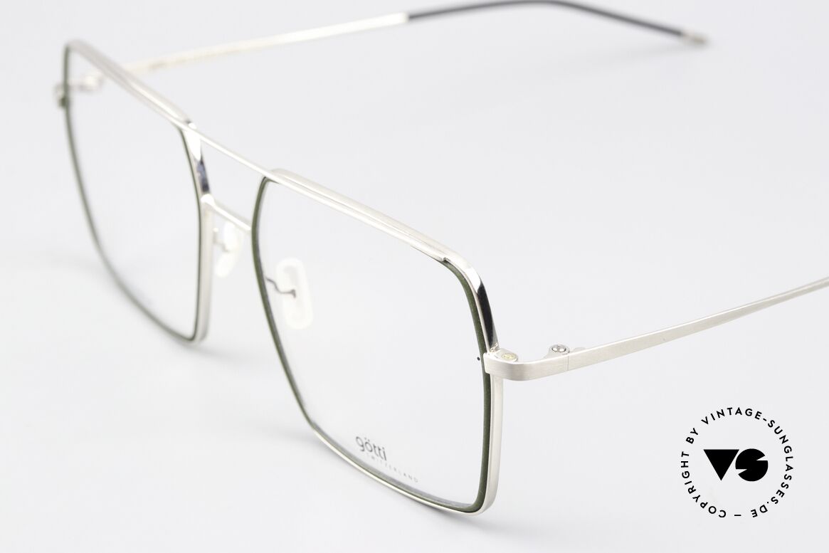 Götti Drake XL Titanium Herrenbrille, technische Präzision und ästhetische Raffinesse, Passend für Herren