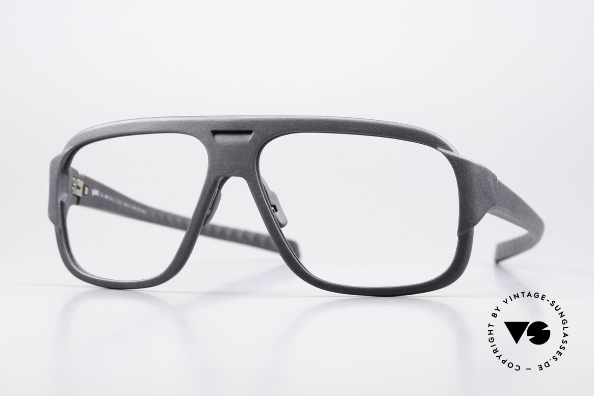 Götti Aho Dimension Serie Herrenbrille, Götti / Goetti Brille AHO, col. SLATE in Größe 61/13, Passend für Herren