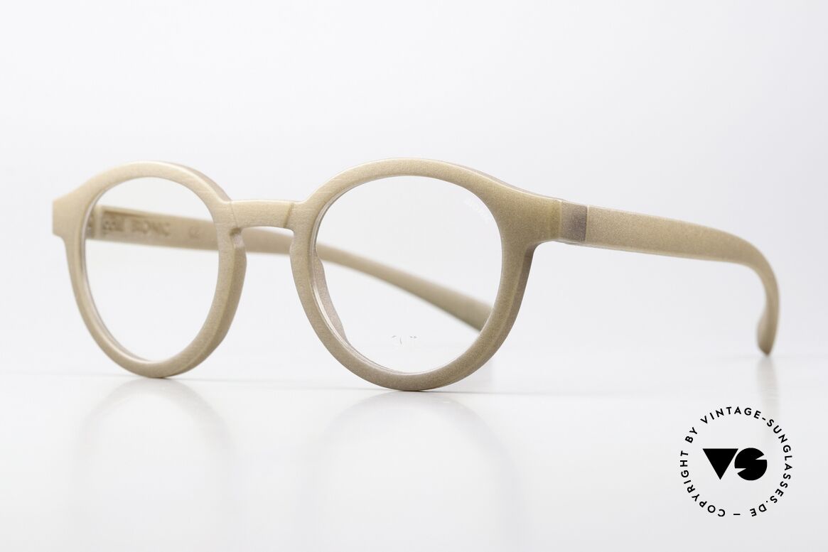 Götti Bionic Bond Naturbrille Panto Style, 3D Druck: Material aus den Samen der Rizinuspflanze, Passend für Herren und Damen