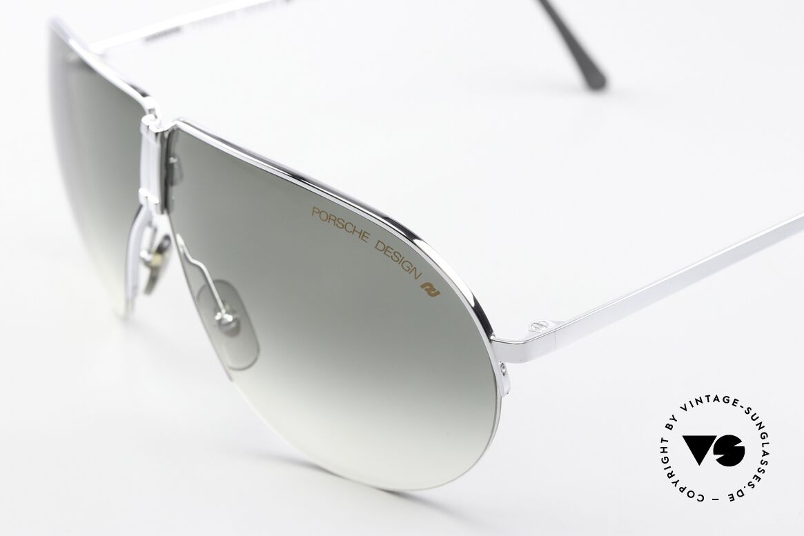 Porsche 5628 80er Faltbrille Rhodiniert, ungetragen (wie all unsere vintage Porsche Brillen), Passend für Herren