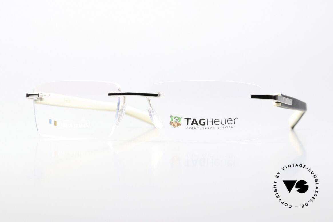 Tag Heuer 8108 Trends Randlose Herrenbrille Luxus, Tag Heuer Brille Mod. 8108, col. 012, Gr. 54-17, Passend für Herren