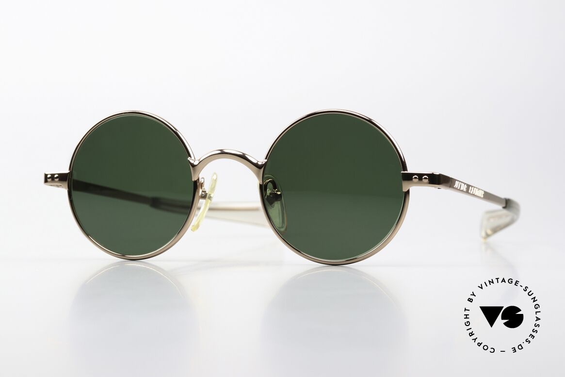 Jean Paul Gaultier 58-0178 90er Designer Sonnenbrille, runde high-end Jean Paul Gaultier Sonnenbrille, Passend für Herren und Damen