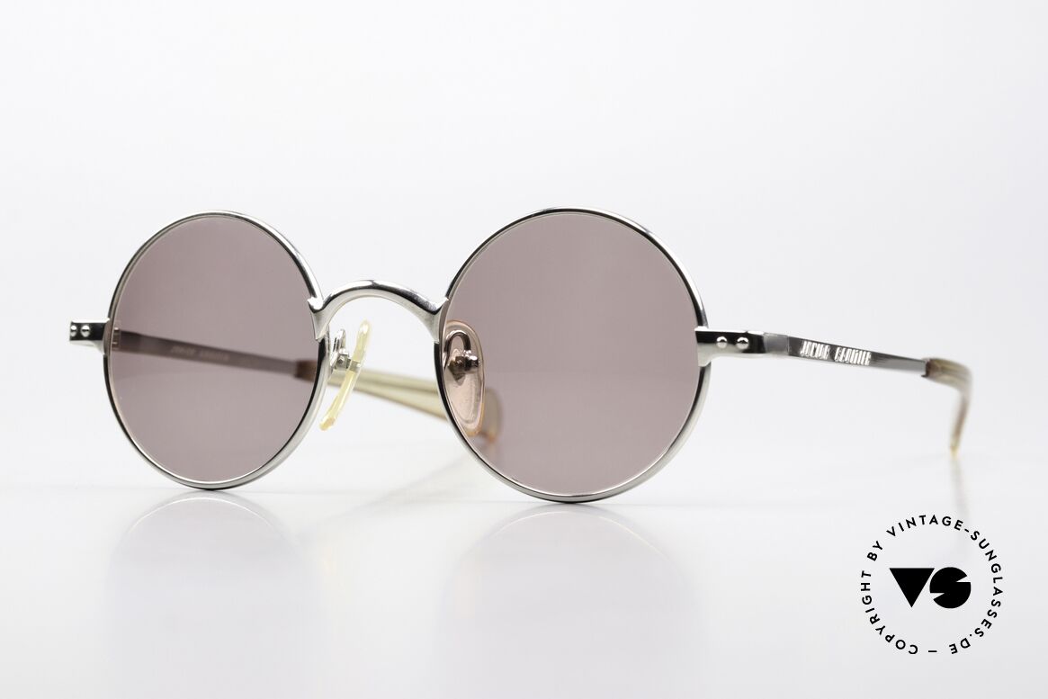 Jean Paul Gaultier 57-0173 Unglaubliche Murai Qualität, runde Jean Paul Gaultier vintage Sonnenbrille, Passend für Herren und Damen
