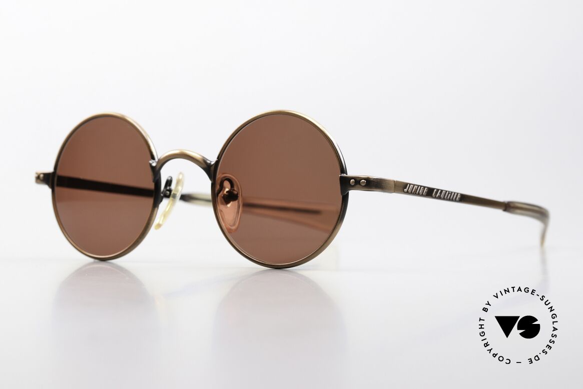 Jean Paul Gaultier 57-0173 90er Rahmen In Antik Bronze, eines der TOP-Modelle der Junior Gaultier Series, Passend für Herren und Damen