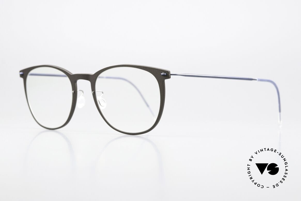 Lindberg 6529 51 NOW Braungrau Und Dunkelblau, braungraue Rahmenfront; Bügel in dunkelblau-metallic, Passend für Damen