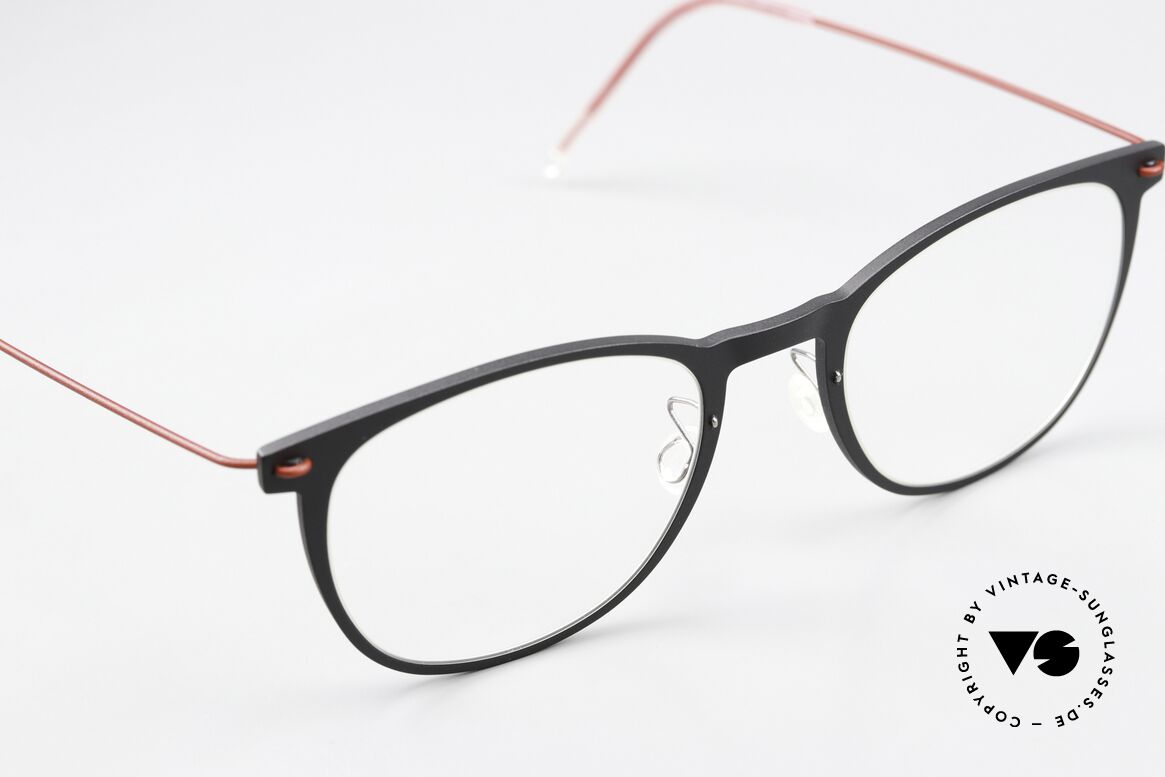 Lindberg 6529 47 NOW Mattschwarz Und Dunkelrot, kann schon jetzt als 'vintage Lindberg' tituliert werden, Passend für Damen