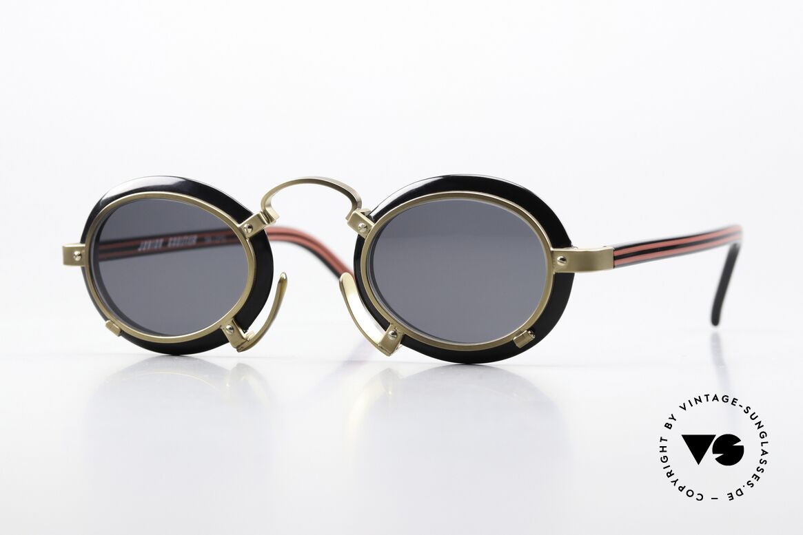 Jean Paul Gaultier 58-1273 Miles Davis 80er Sonnenbrille, rare Jean Paul Gaultier Sonnenbrille, Modell 58-1273, Passend für Herren und Damen