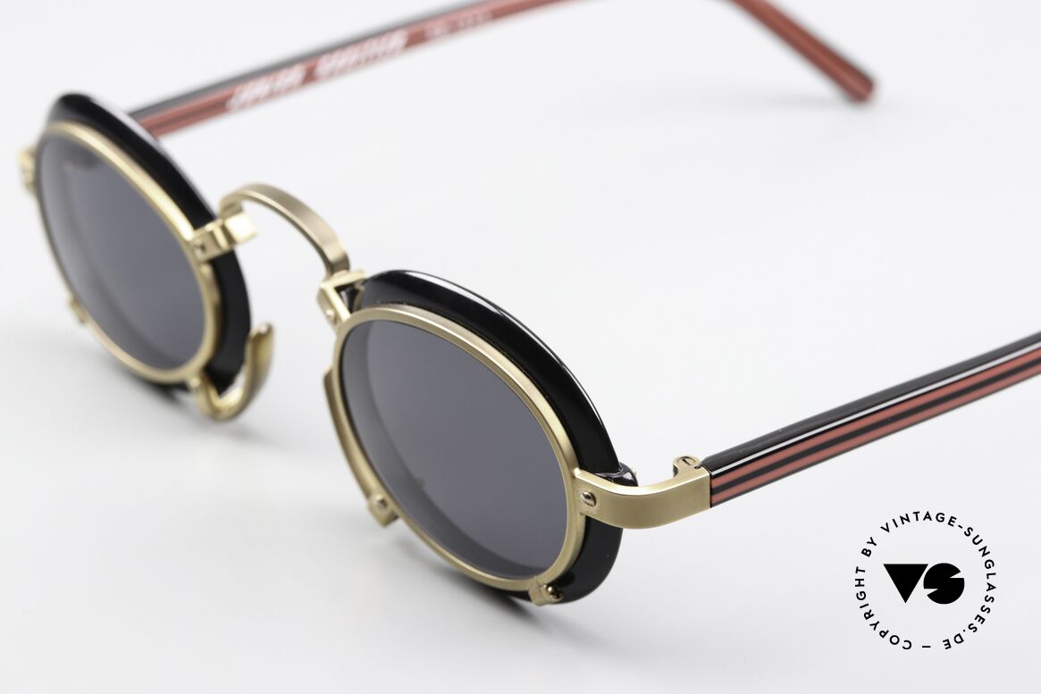 Jean Paul Gaultier 58-1273 Miles Davis 80er Sonnenbrille, 1988 US Launch im Royalton Hotel Penthouse in N.Y., Passend für Herren und Damen